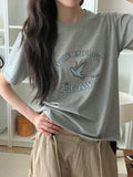 Pure Energy Stays Christian Graphic T-Shirt – John 14:27 Dove Print | 100% Cotton | Made in Korea | Unisex Free Size