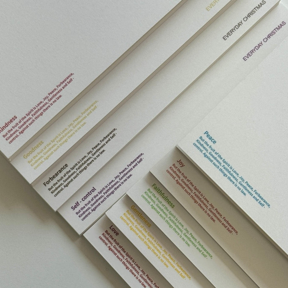 The 9 Fruits of the Holy Spirit Note Set