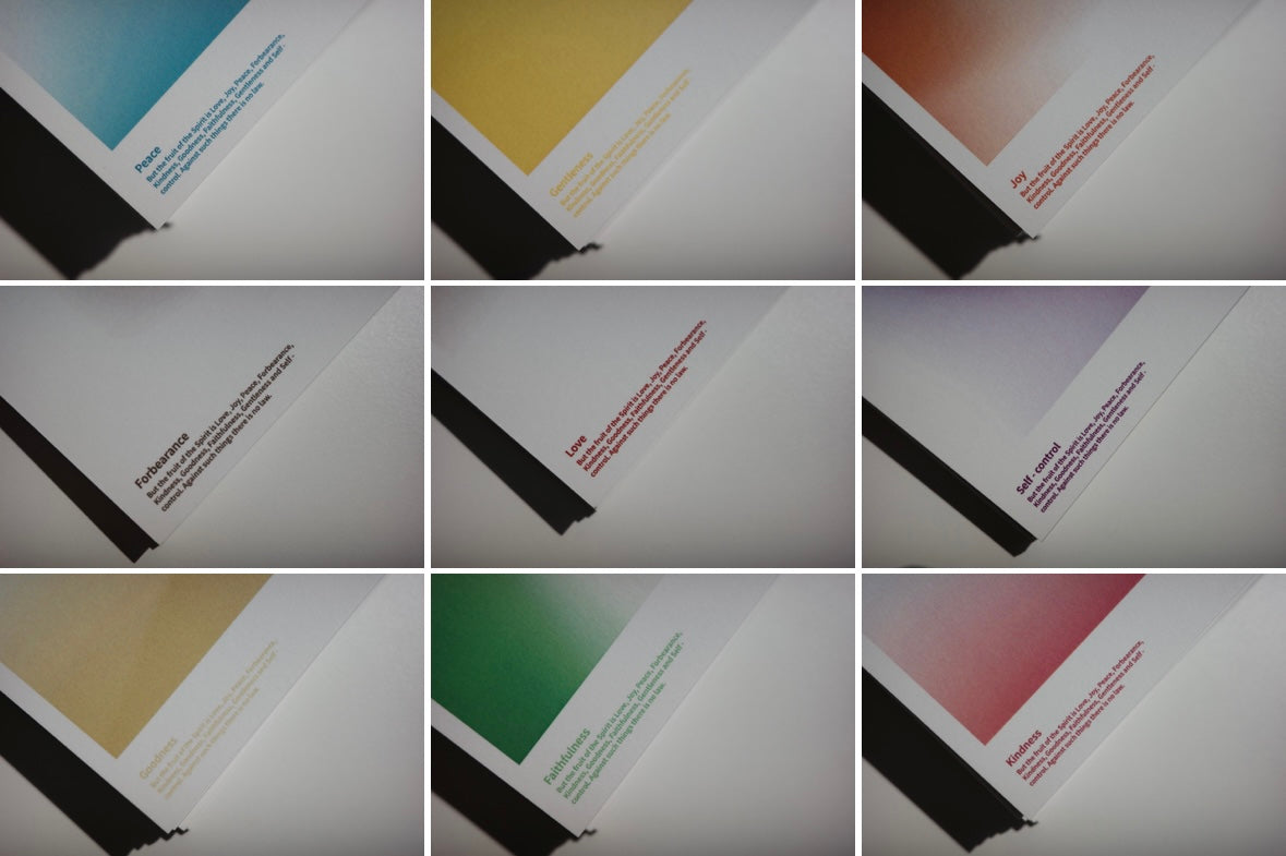 The 9 Fruits of the Holy Spirit Note Set