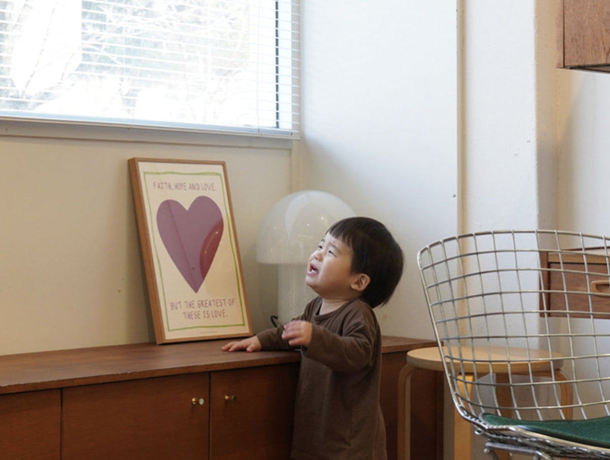 Faith Hope & Love Christian Art Print – Made in Korea