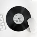 Psalm 117 Vinyl Record Mouse Pad – Christian Desk Accessory, Bible Verse Gift, Retro LP Design, Made in Korea