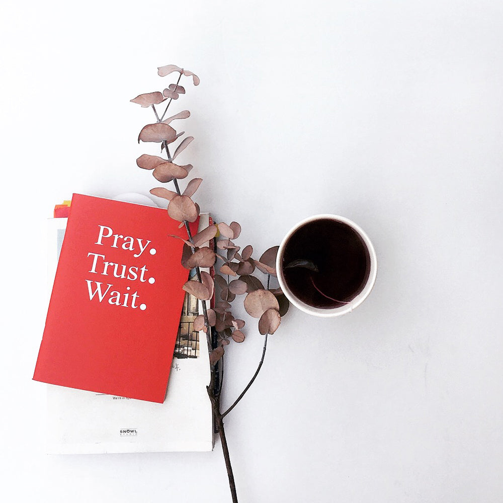 Pray. Trust. Wait. — Lined Prayer Notebook Set of 4