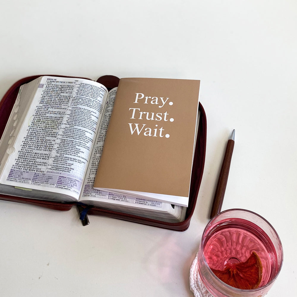 Pray. Trust. Wait. — Lined Prayer Notebook Set of 4