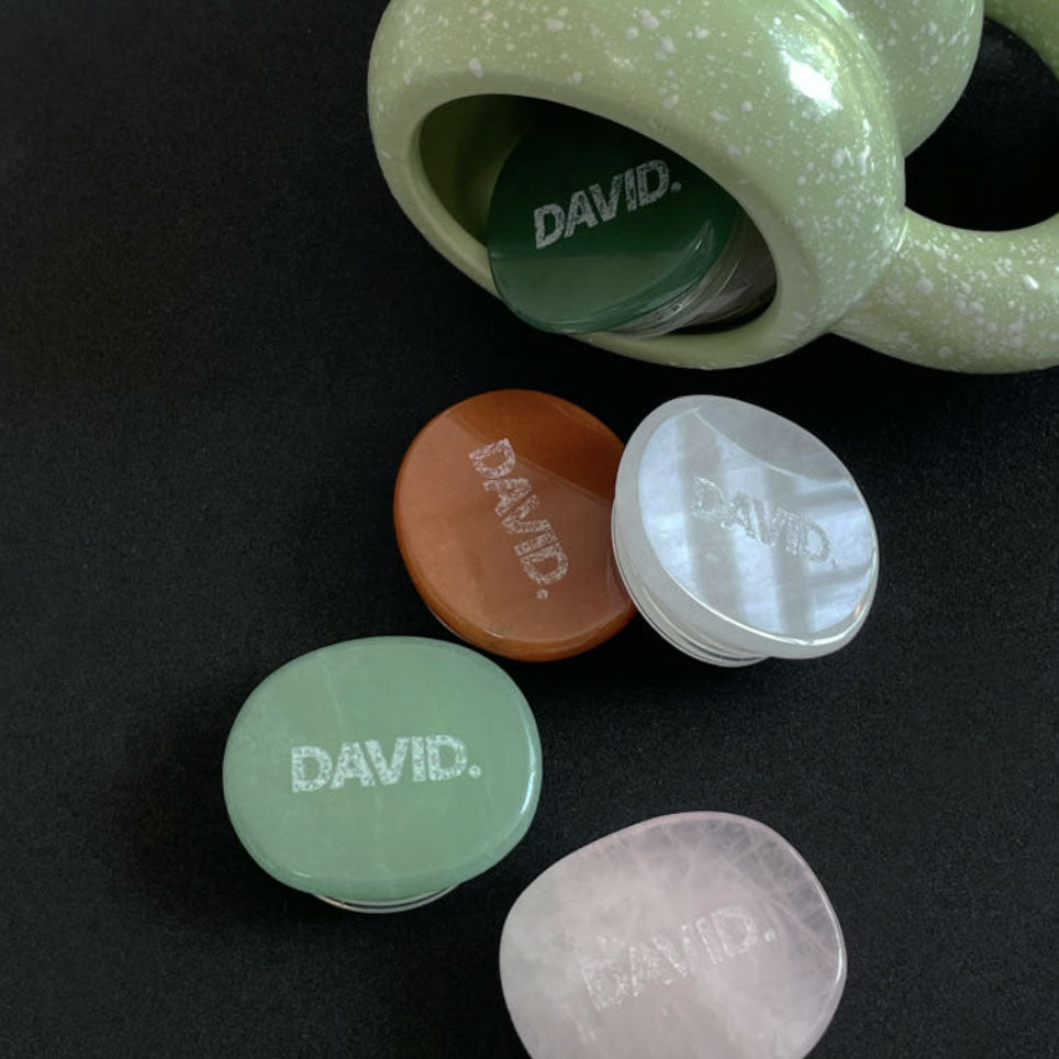 David’s Sling Stone Natural Gemstone Phone Grip & Stand