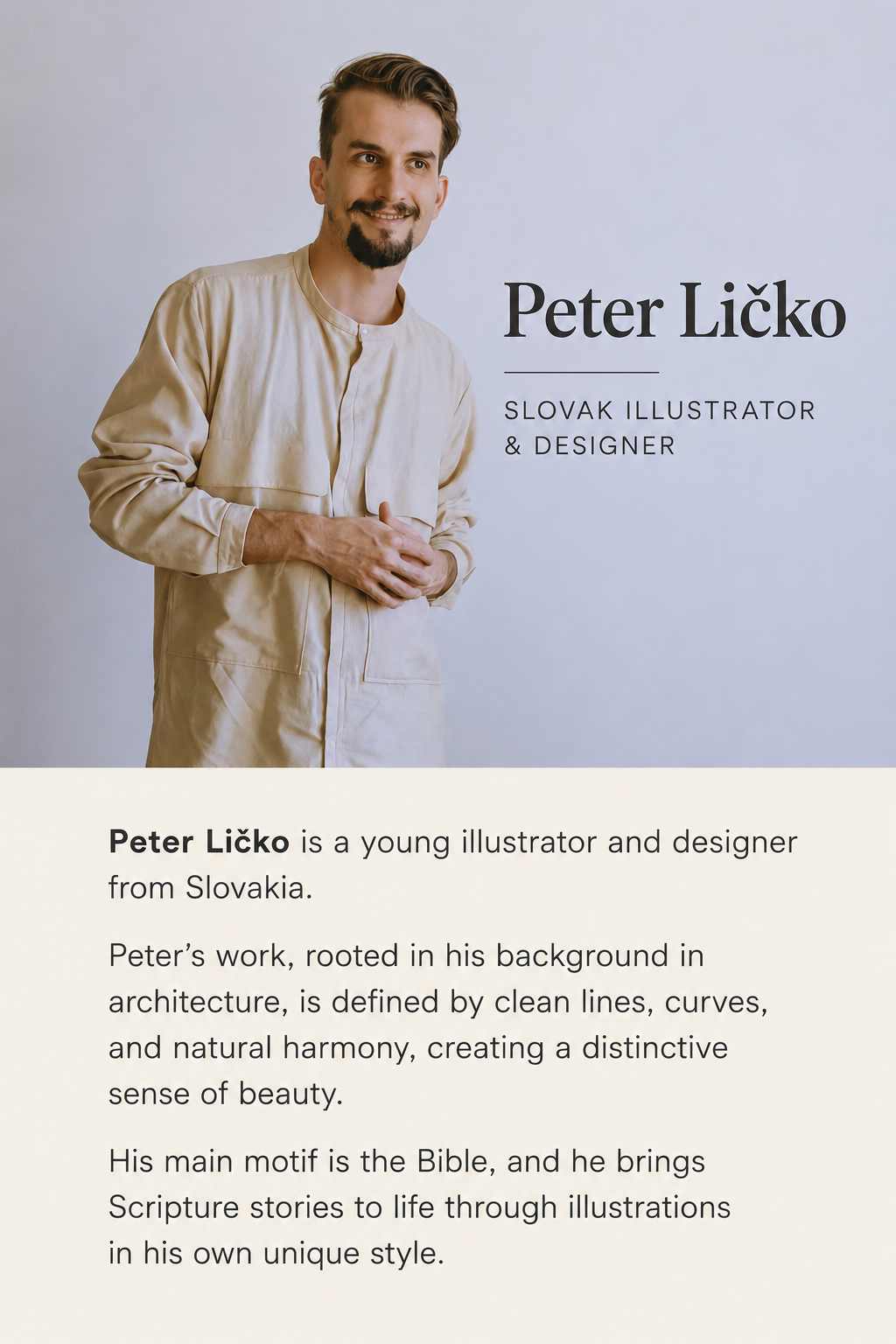 Peter Ličko Christmas Story Postcard Set – 5 Designs