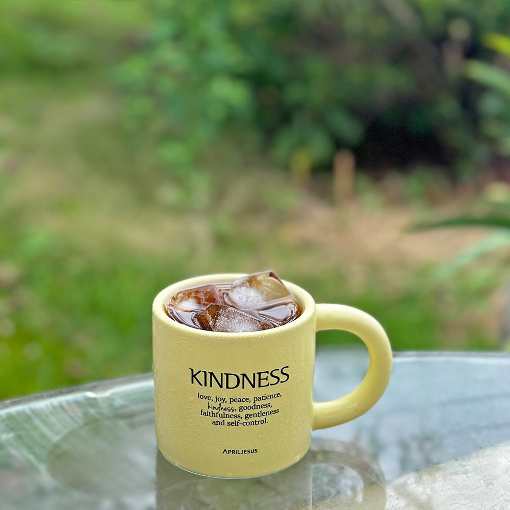 Kindness Christian Ceramic Mug – Fruit of the Spirit, 260 ml, Made in Korea