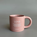Love Christian Coffee Mug – Fruit of the Spirit, Dusty Rose, 260 ml