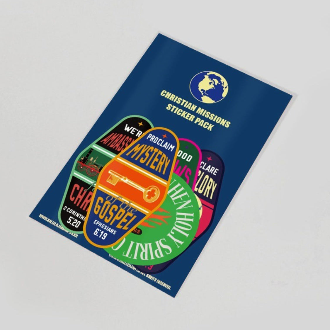 Hallelujah Christians Missions Sticker Pack