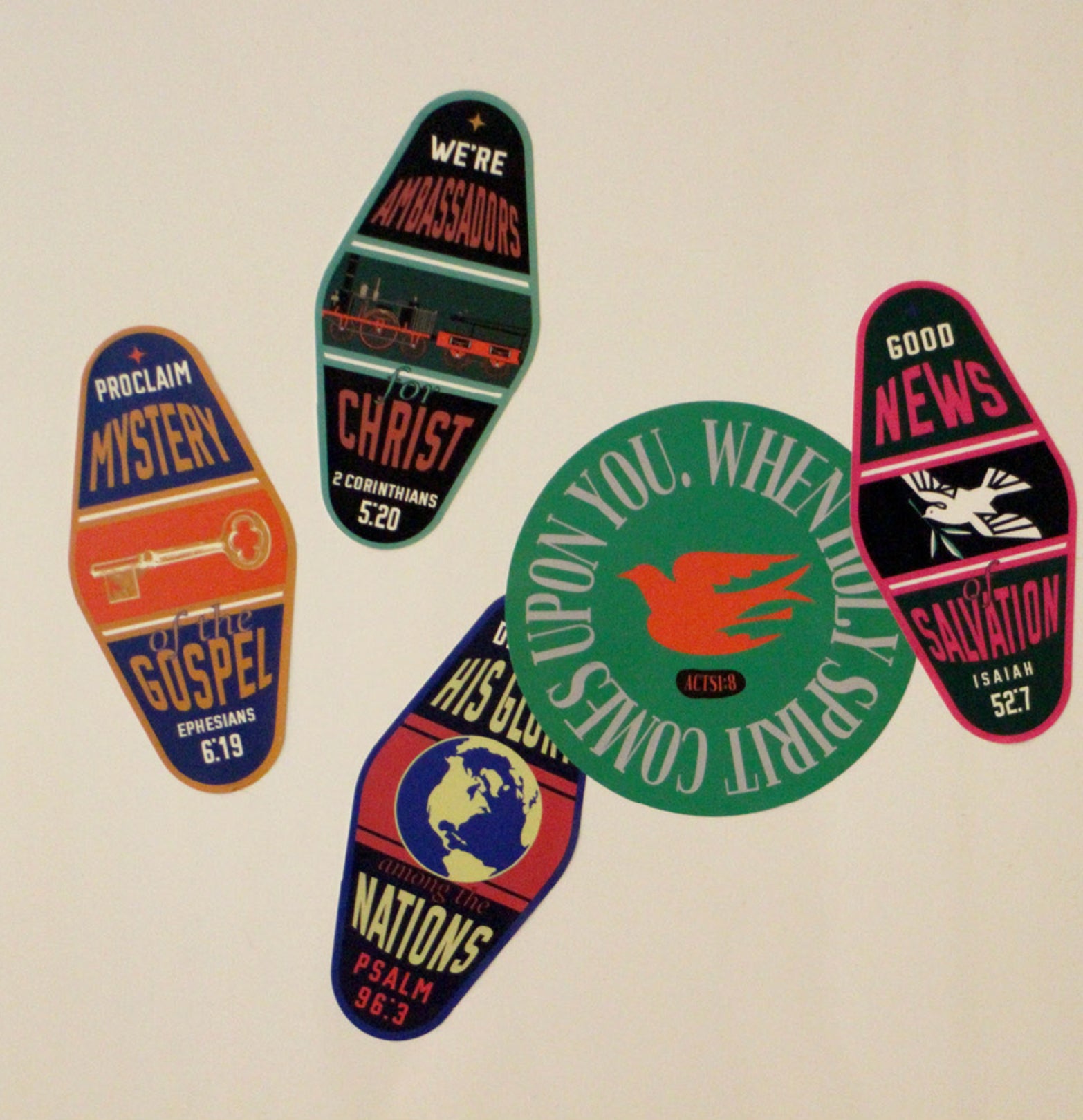 Hallelujah Christians Missions Sticker Pack