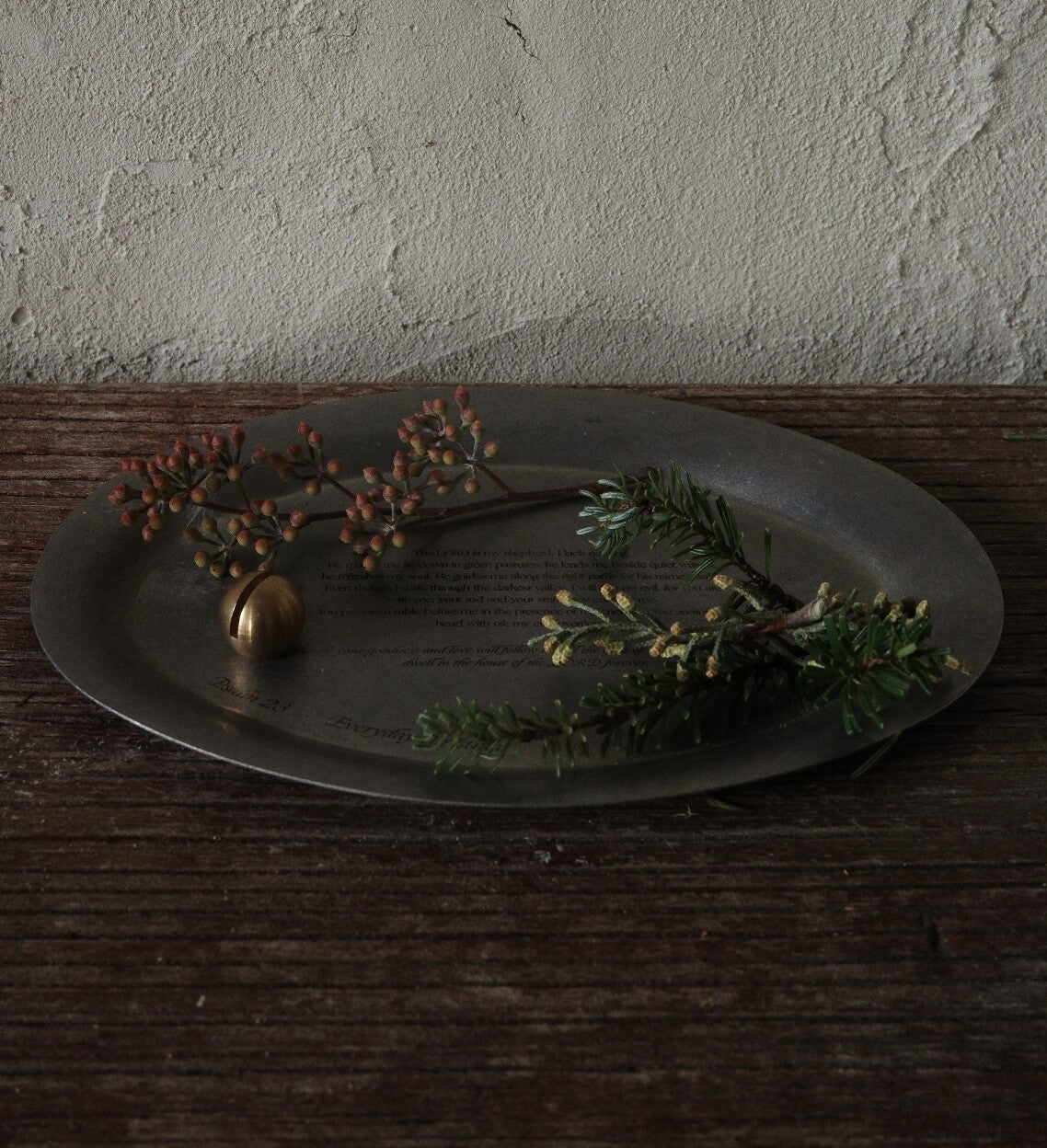 The Song of David Vintage Tray