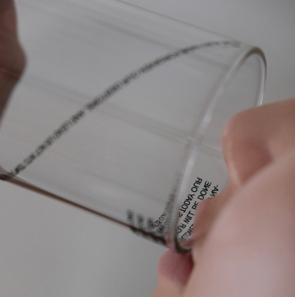 Lord's Prayer Lettering Glass