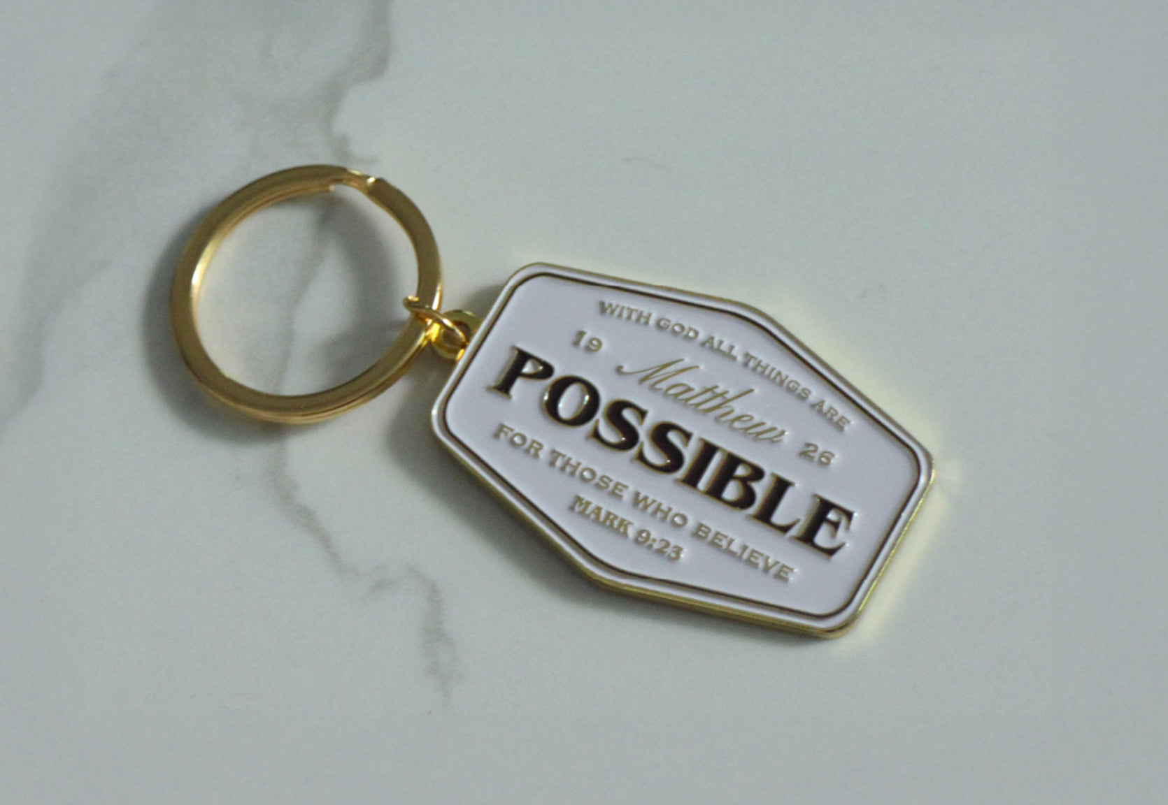 Hallelujah Vintage Keyring