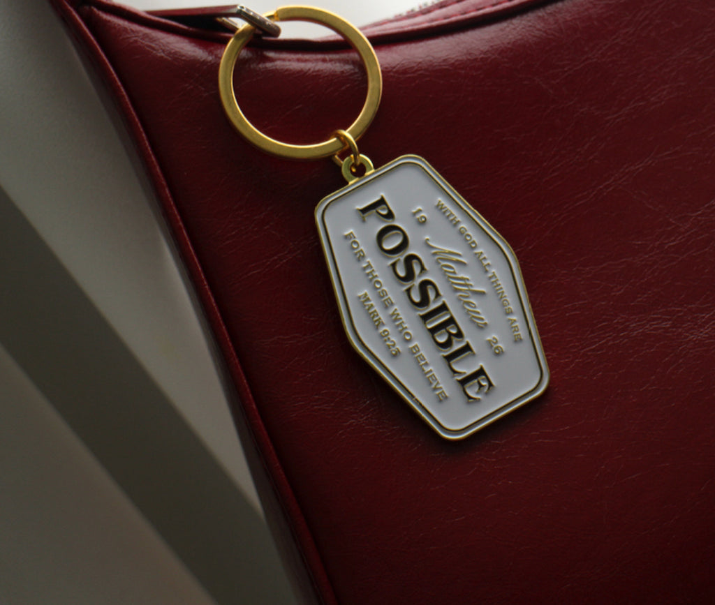 Hallelujah Vintage Keyring