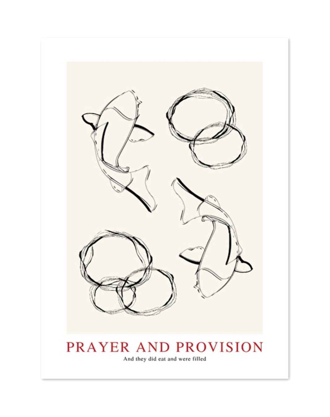 Hallelujah Prayer & Provision Art Print