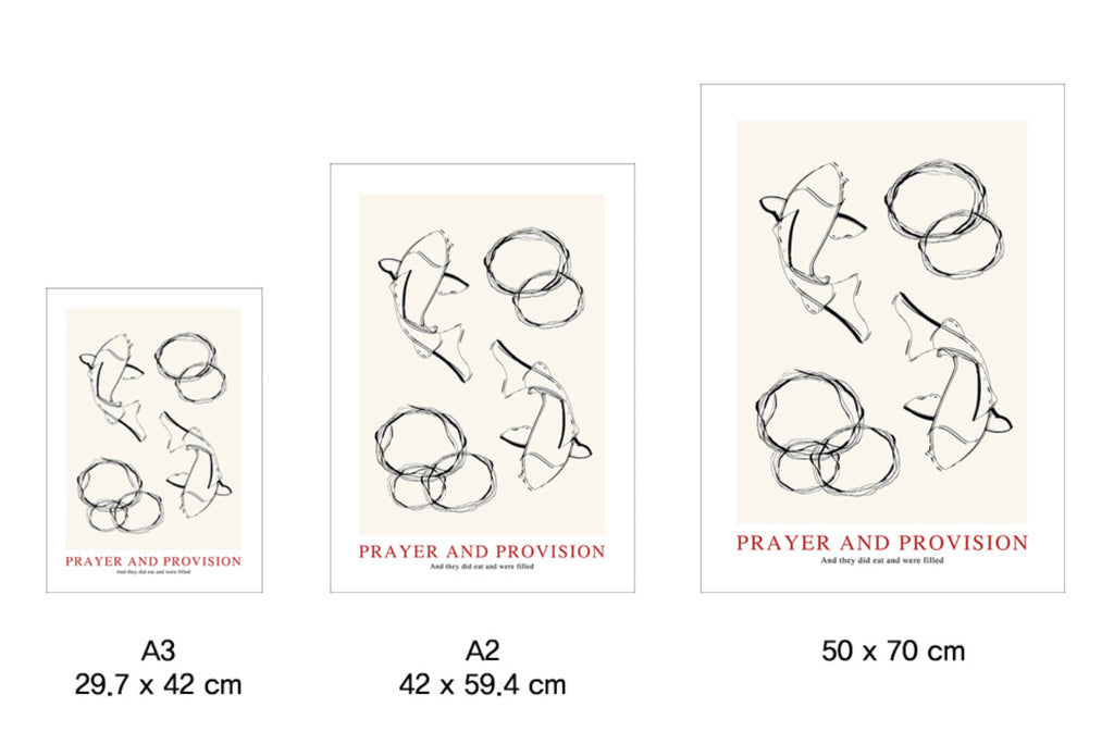Hallelujah Prayer & Provision Art Print
