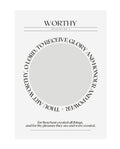Hallelujah Worthy Art Print