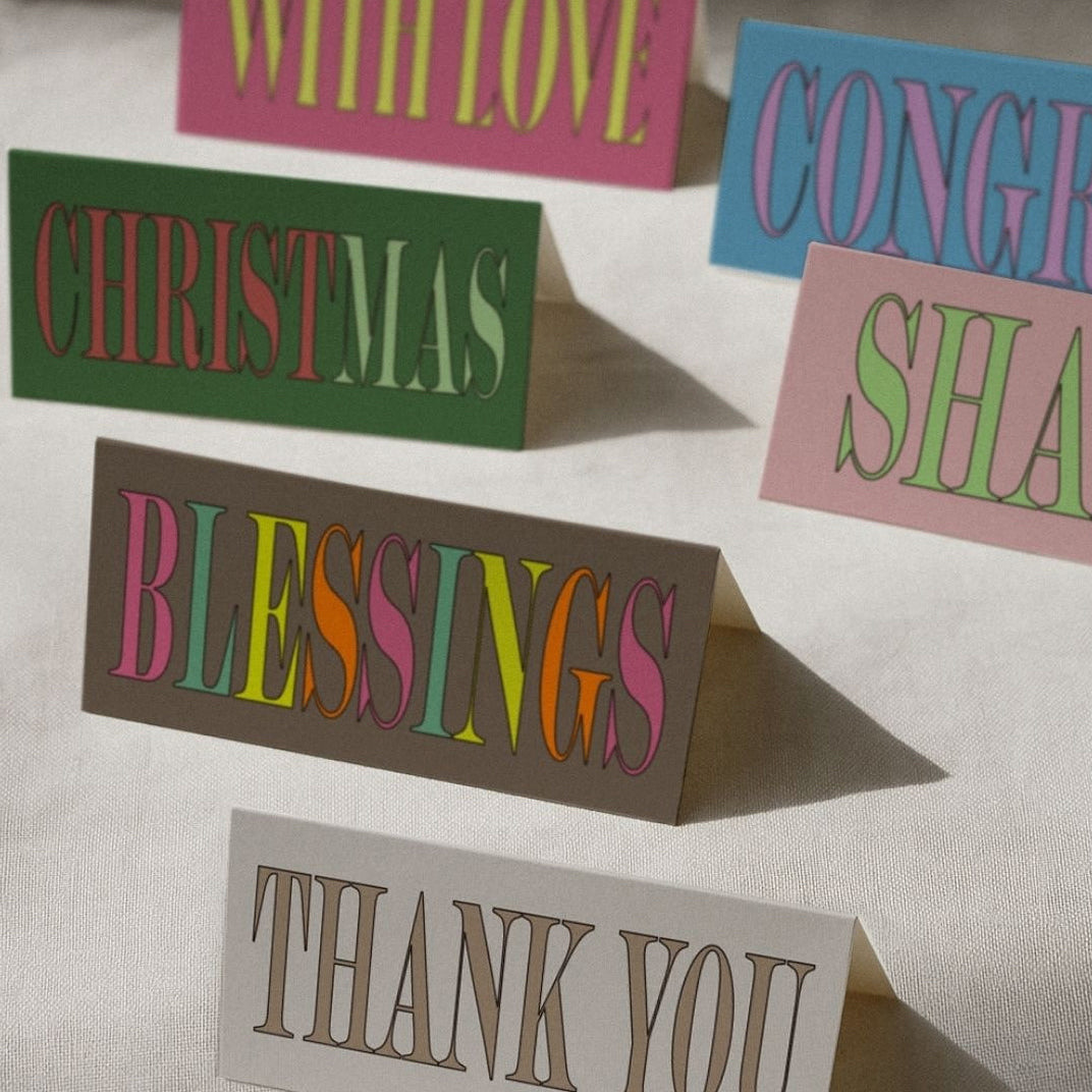 Hallelujah Vintage Shimmer Message Card