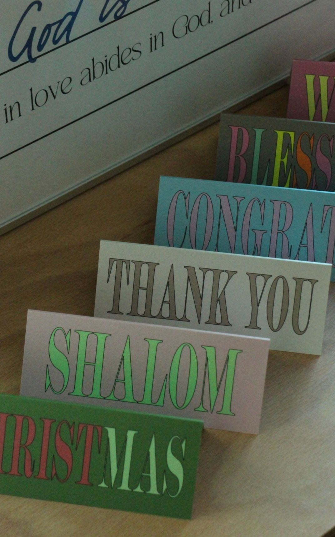 Hallelujah Vintage Shimmer Message Card