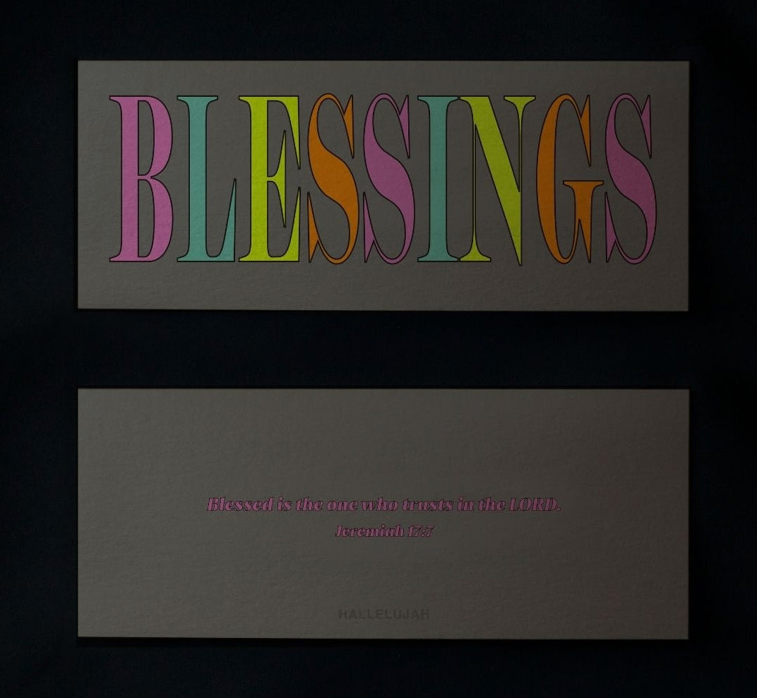 Hallelujah Vintage Shimmer Message Card