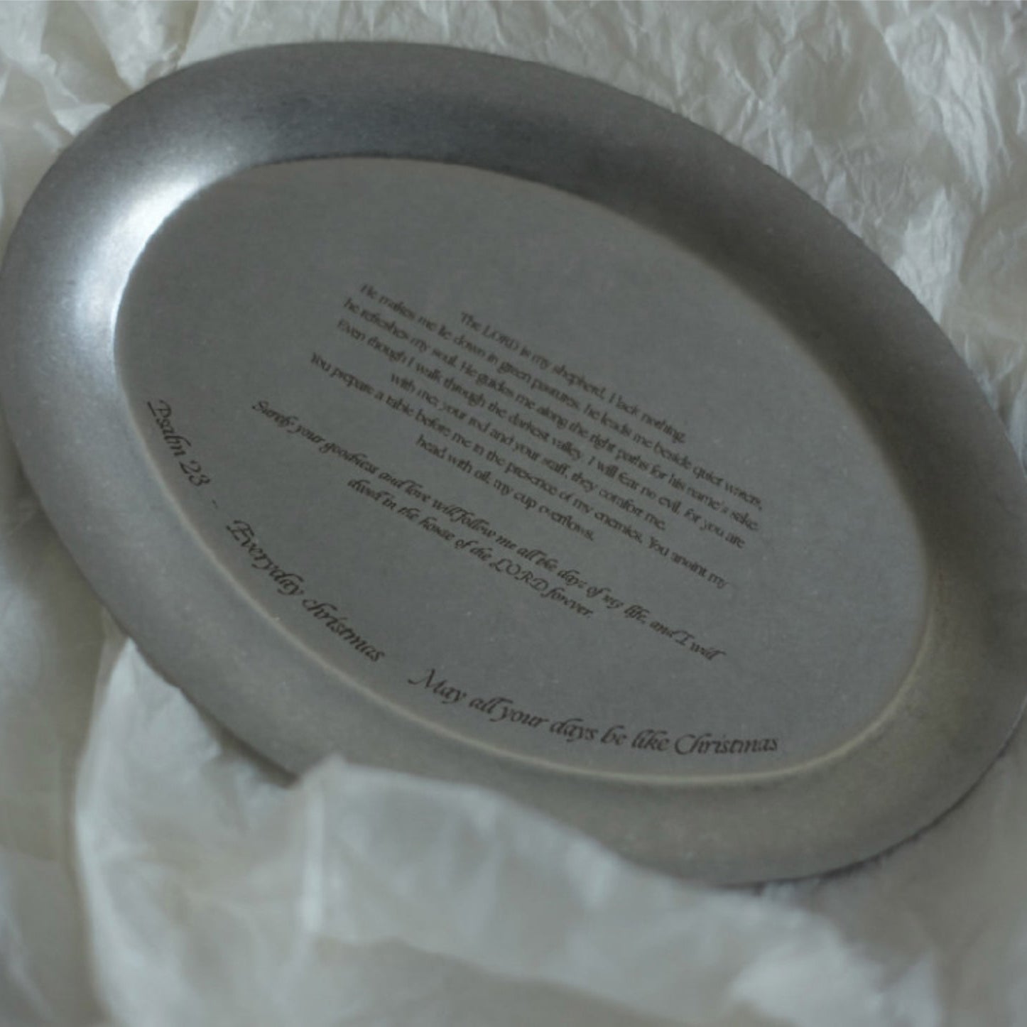 The Song of David Vintage Tray