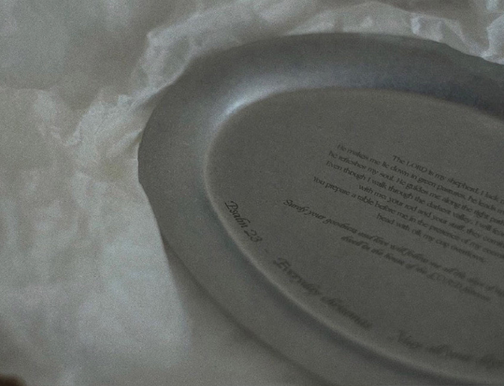 The Song of David Vintage Tray